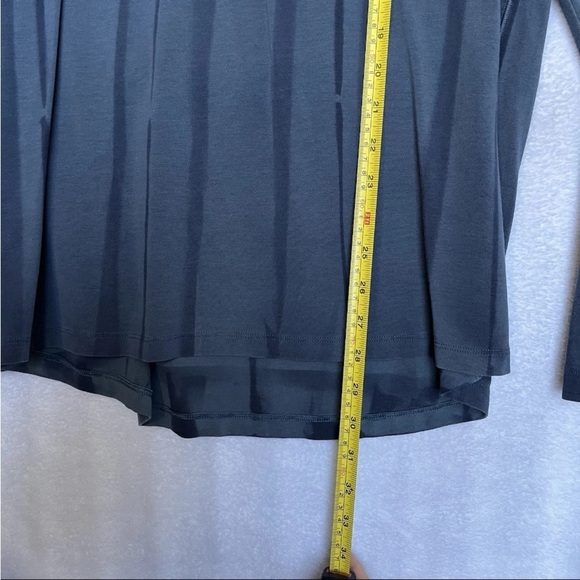 Lululemon Five Year Basic Men Sz M Tie Dye Long Sleeve Shirt Blue Soft Gym READ - Picture 7 of 12
